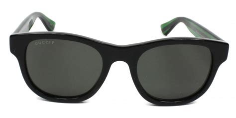 cheap price mens glass gucci gg0003s 006 52 51|Gucci™ GG0003S 006 52 Green/Black Sunglasses .